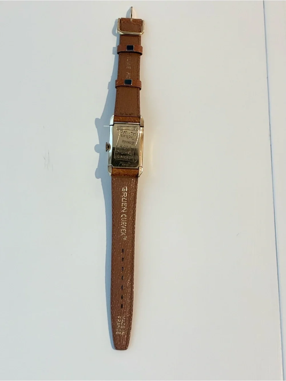 Gruen Curvex Precision 14k Gold Dress Watch